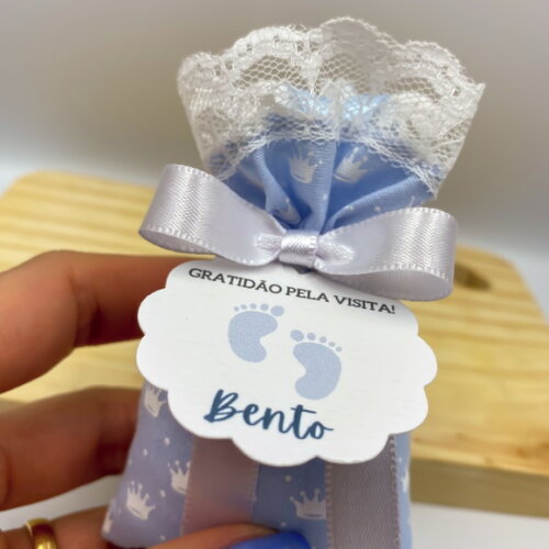 Sachê Perfumado Lembrancinha Personalizada Maternidade Bebê