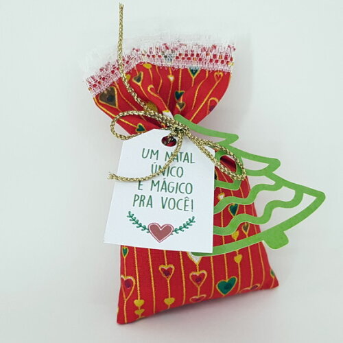 Sachê Perfumado Natalino Lembrancinha de Natal