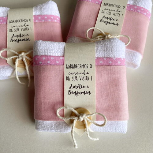Toalhinha de Mão Personalizada Maternidade Aniversário