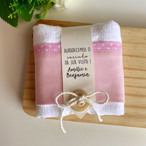 Toalhinha de Mão Personalizada Maternidade Aniversário