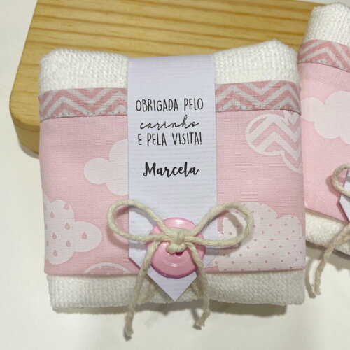 Toalhinha Personalizada no Tema Nuvem