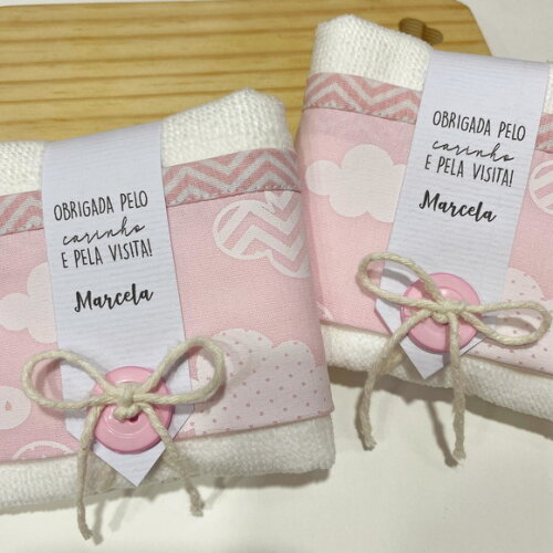Toalhinha Personalizada no Tema Nuvem