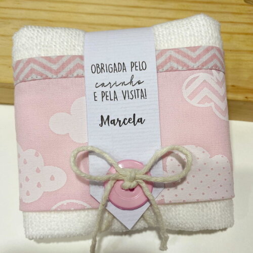 Toalhinha Personalizada no Tema Nuvem