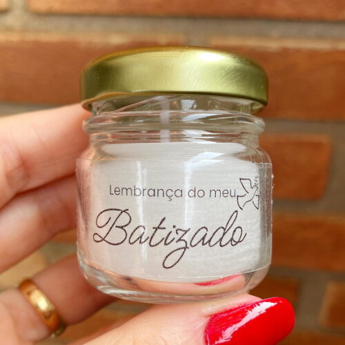 Vela Perfumada Lembrancinha de Batizado