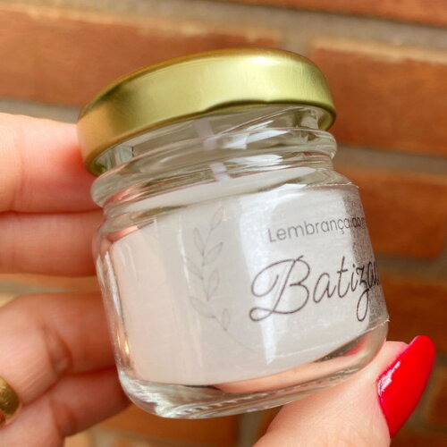 Vela Perfumada Lembrancinha de Batizado