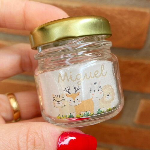 Vela Perfumada Lembrancinha Personalizada Safari Bosque
