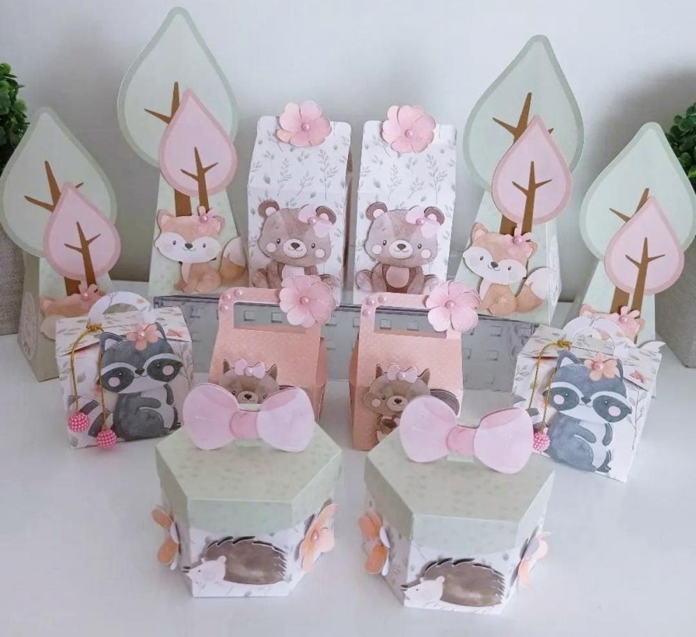 Arquivo de Corte Bosque Encantado Aquarela Studio e pdf