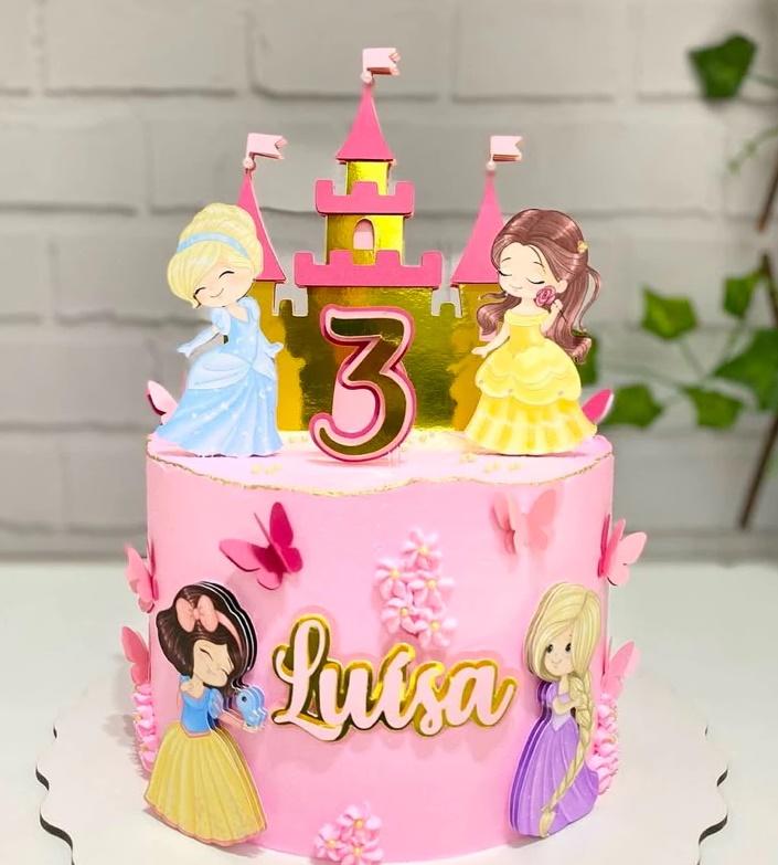 Arquivo de Corte Topo Princesas Disney cute