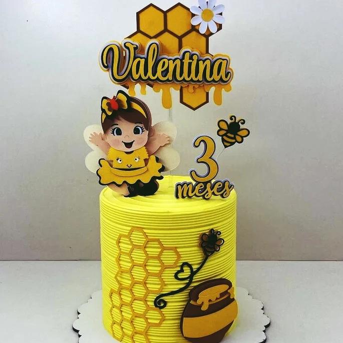 Arquivo Topo de Bolo abelhinha menina