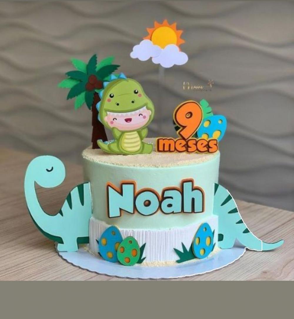 Arquivo Topo de Bolo dino baby