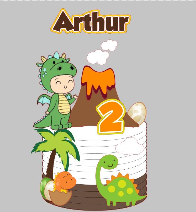 Aquivos de Corte Topo dino baby