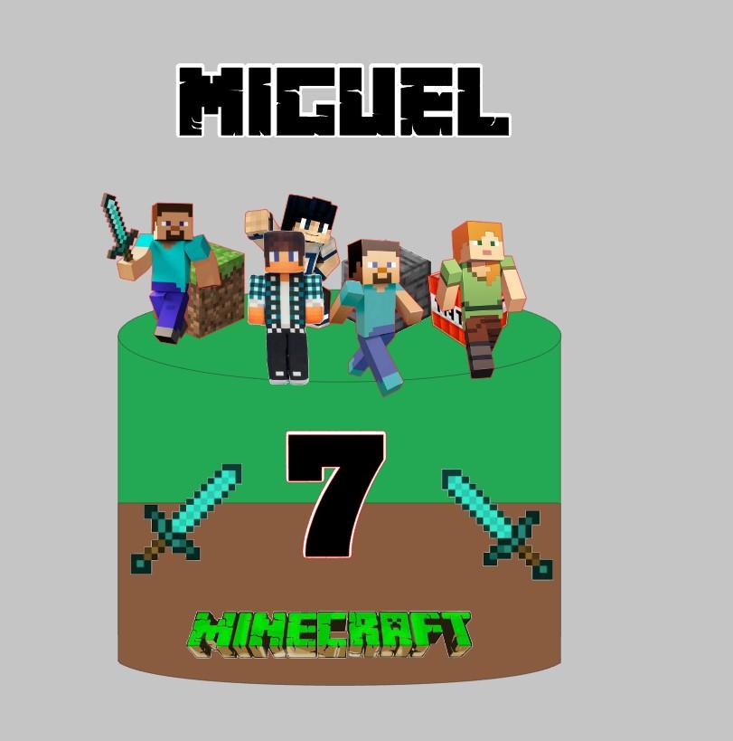 Arquivo de Corte Topo Minecraft