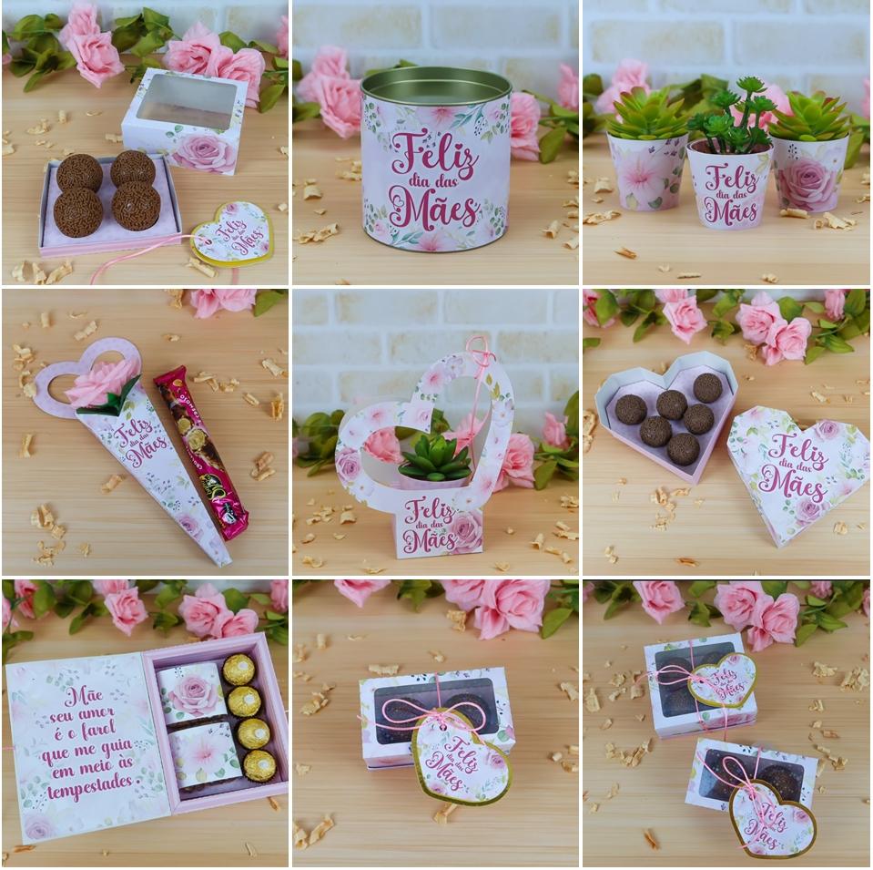 Arquivo de Corte kit dia das mães