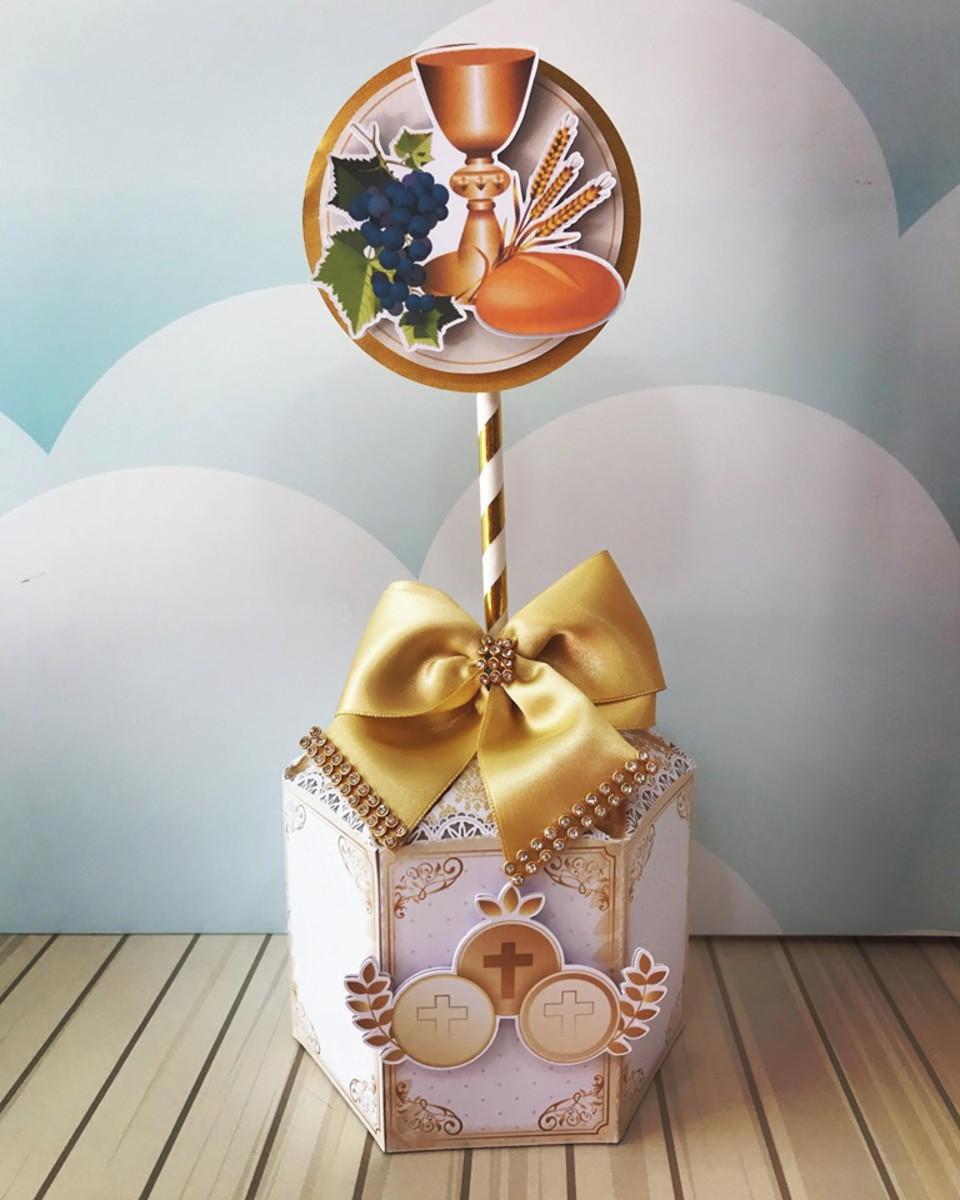 Arquivo de Corte centro de mesa Primeira Eucaristia