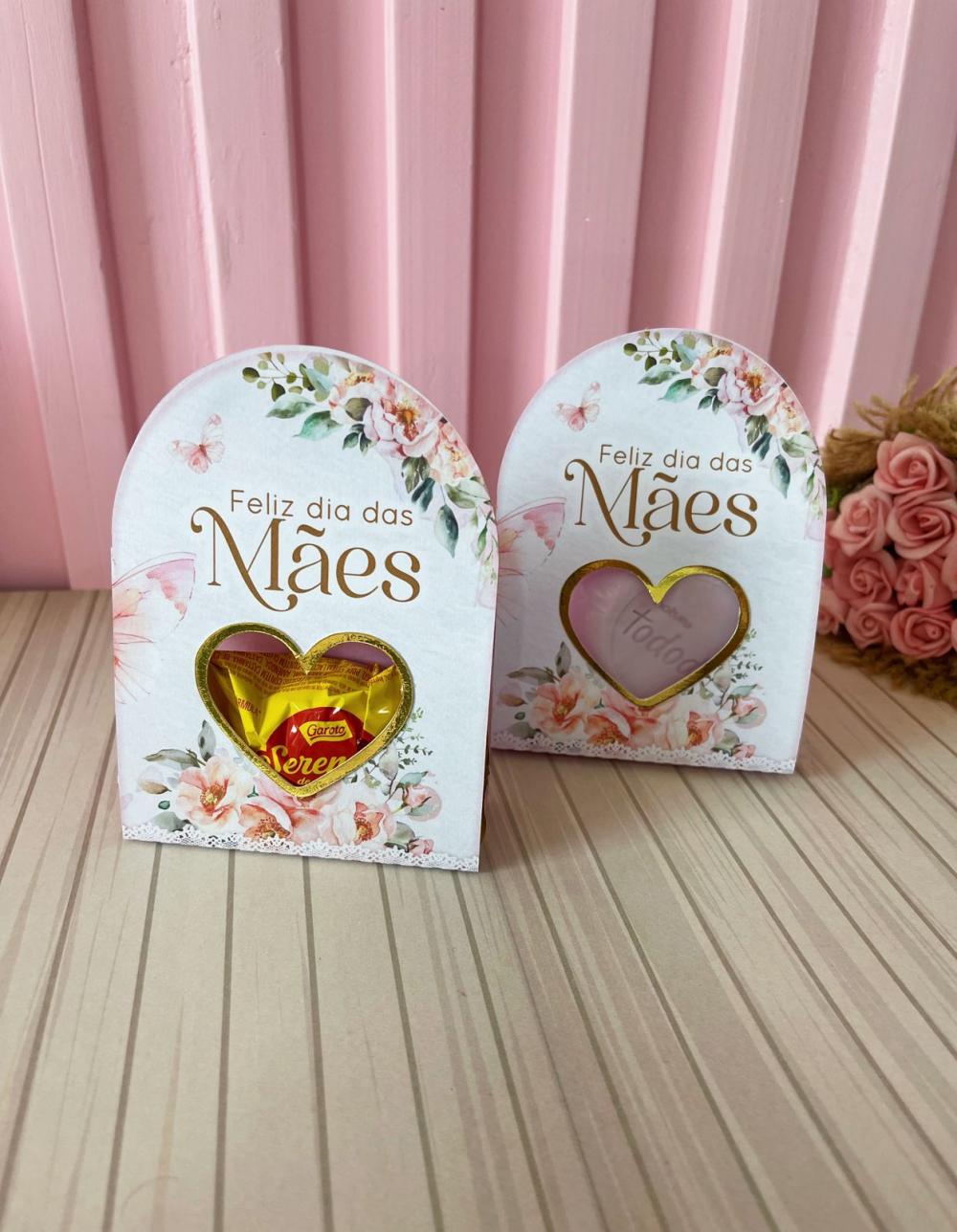 Arquivo de Corte caixa bombom Dia das Mães