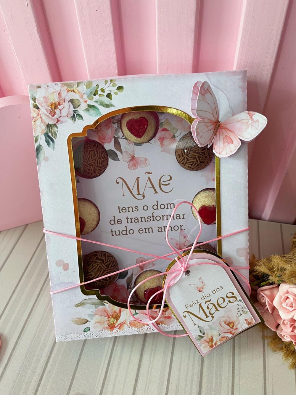 Arquivo de Corte caixa doces Dia das Mães