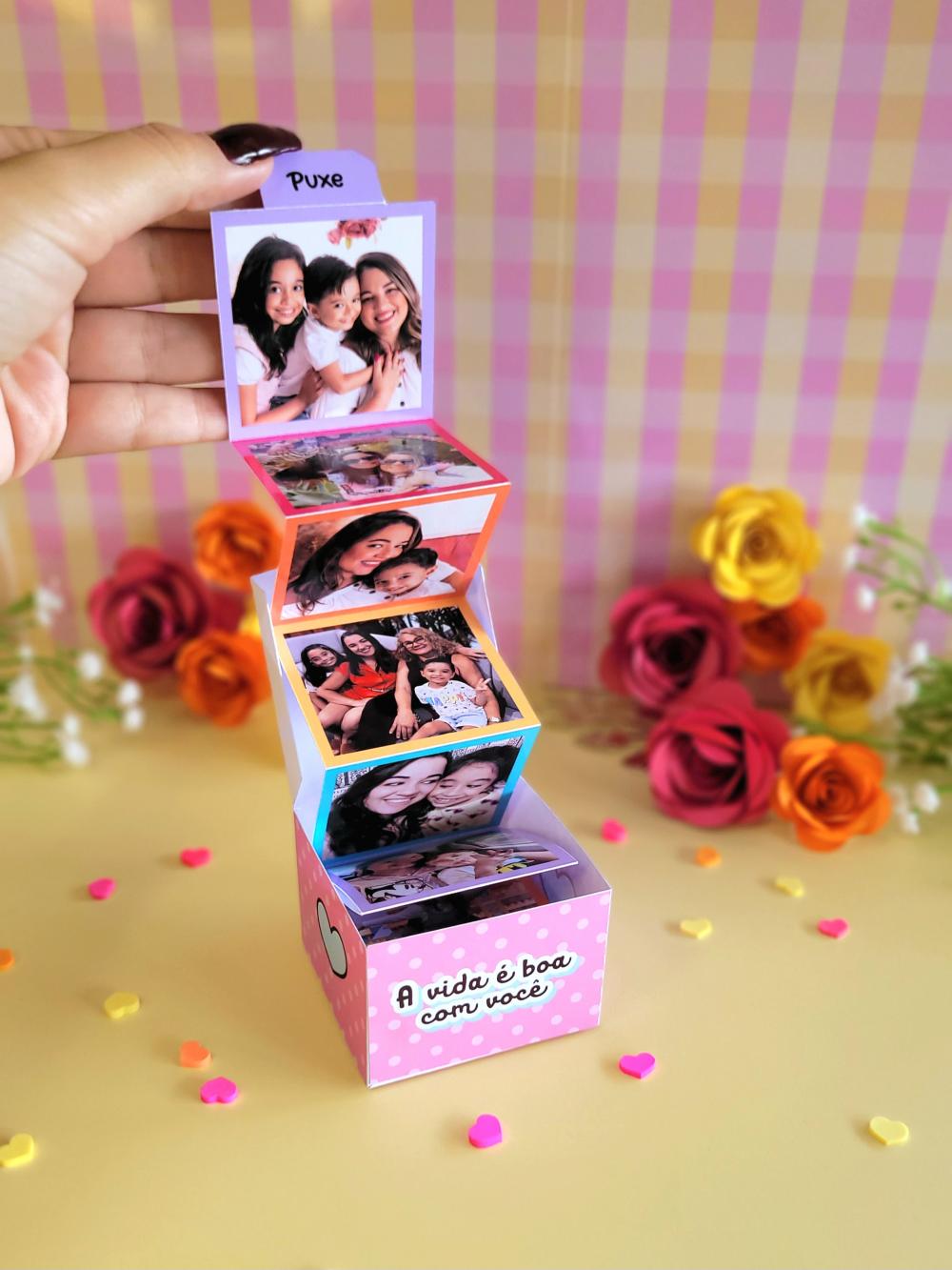 Arquivos de corte caixa fotos dia das mães