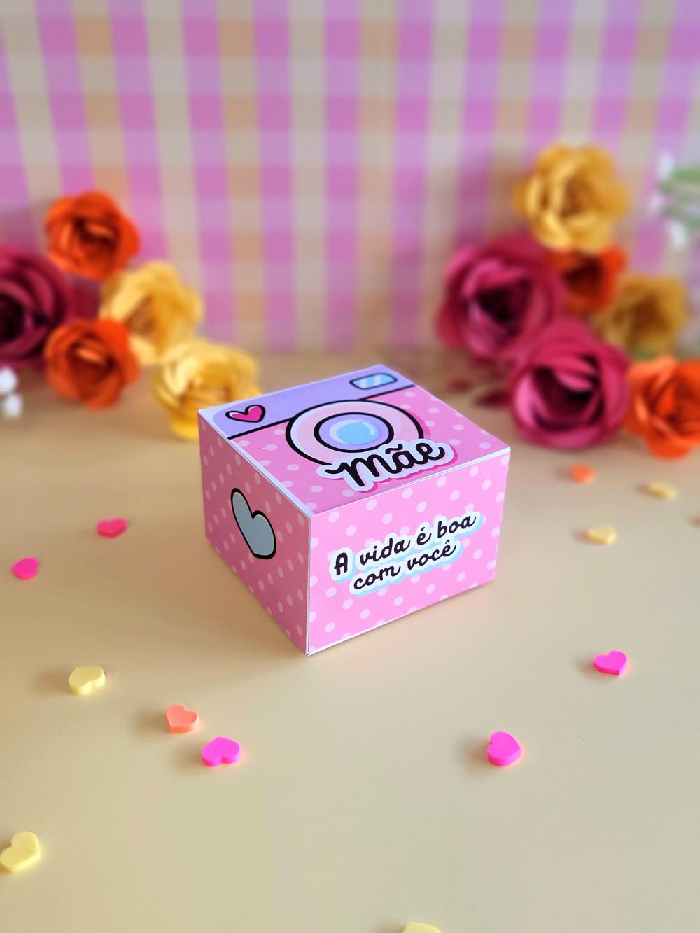 Arquivos de corte caixa fotos dia das mães