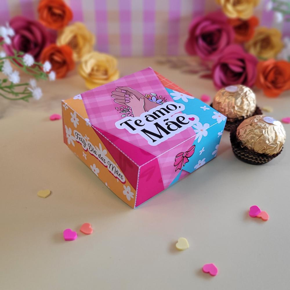 Arquivos de corte caixa 4 doces dia das mães