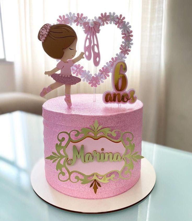 Arquivo de Corte Topo de Bolo bailarina