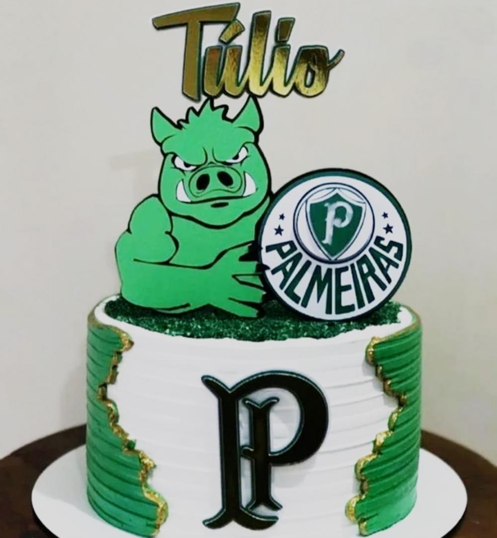 Arquivo de corte topo de bolo palmeira