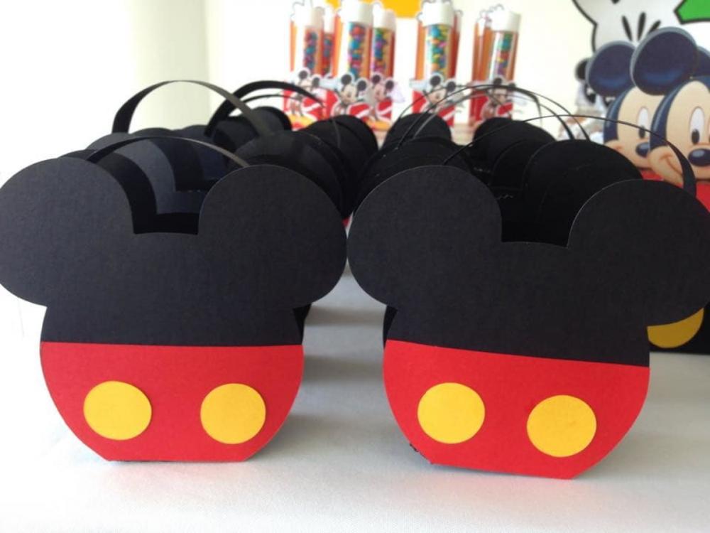 Arquivo de Corte caixa sacolinha orelhas mickey
