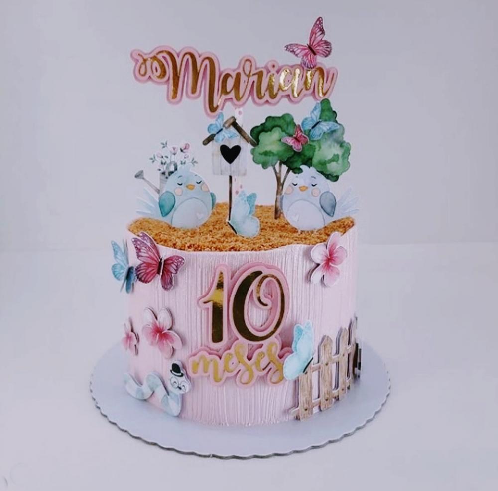 Arquivo de Corte Topo jardim encantado aquarela