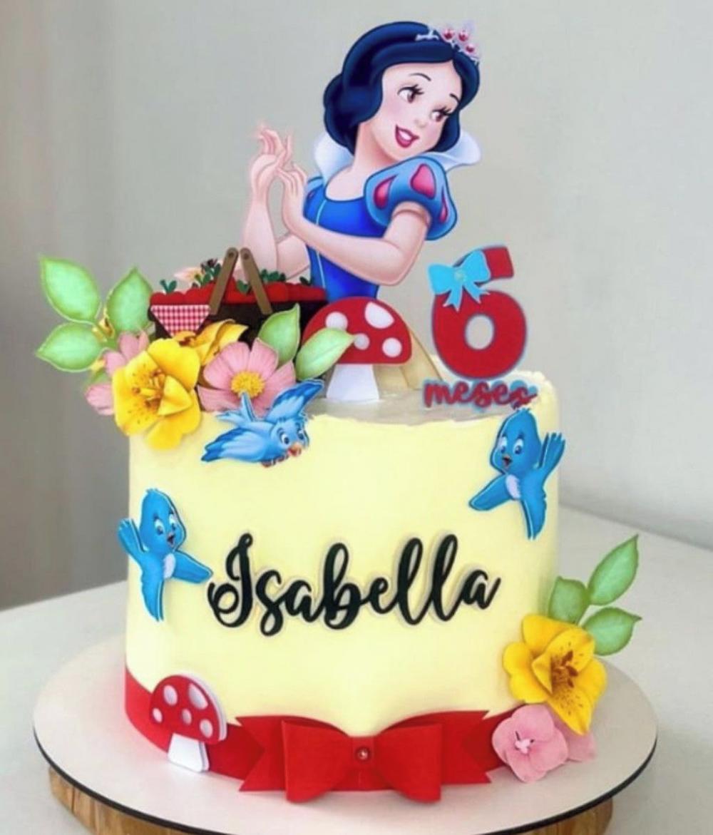 Arquivo de Corte Topo Branca de Neve Aquarela