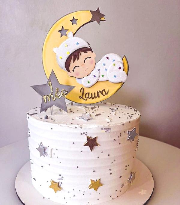 Arquivo de Corte Topo bebe na lua