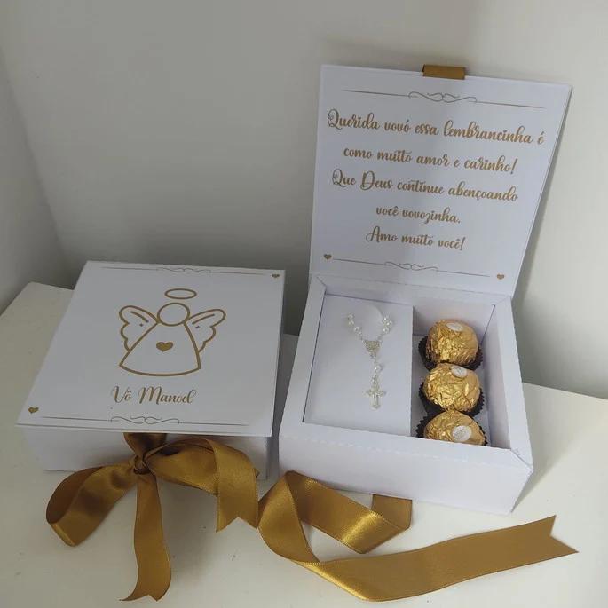 Arquivo de Corte Caixa Convite Batizado