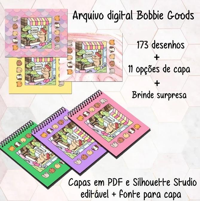 Arquivo Digital kit 12 capas e miolo bobbie goods