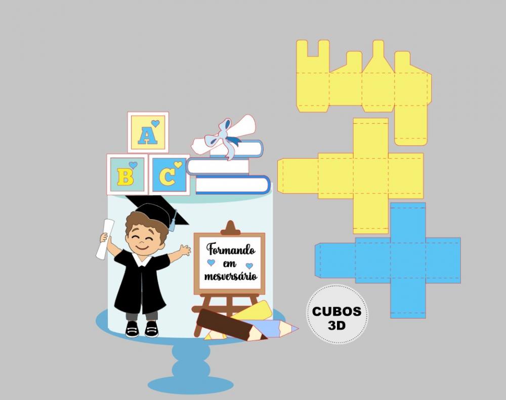 Arquivo de corte topo formando mesversario