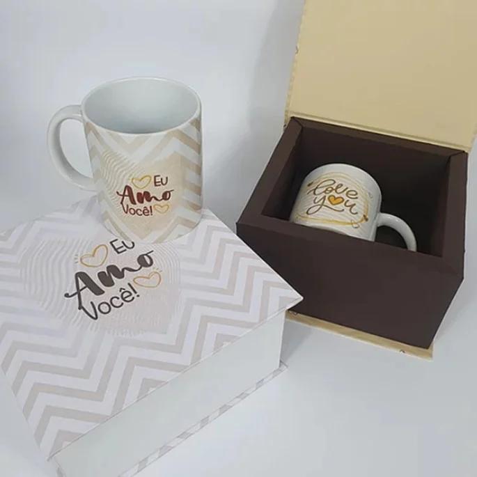 Arquivo de Corte Caixa para Caneca