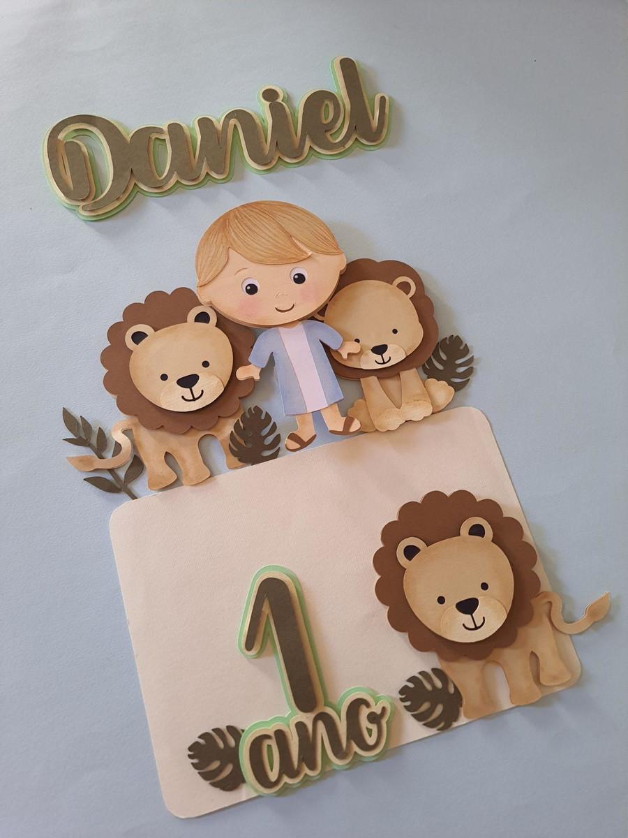 Arquivo de Corte Topo de Bolo Daniel na Cova dos Leões