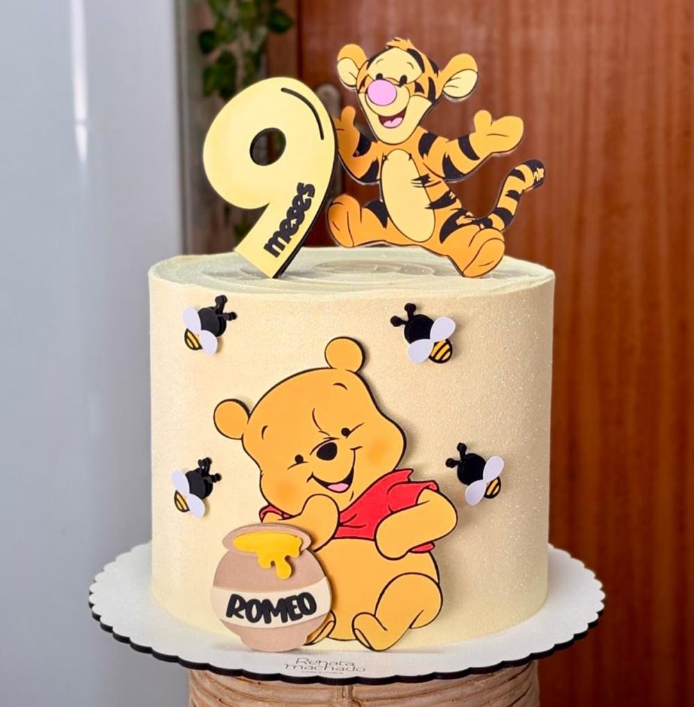 Arquivo topo de bolo ursinho pooh e tigrão