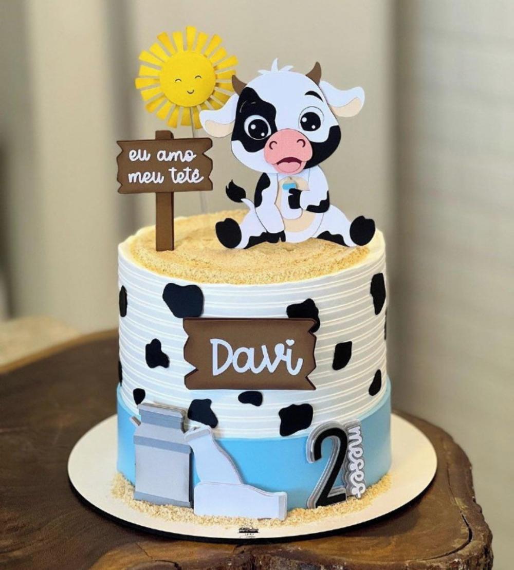 Arquivo de Corte Topo Vaquinha Menino