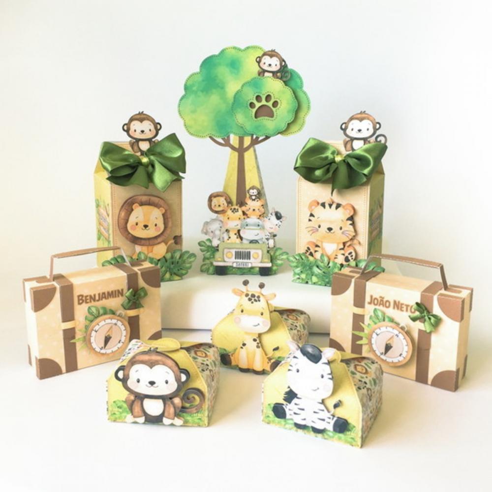 Arquivo de Corte Safari Menino Studio e pdf