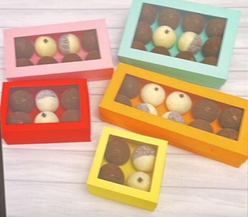 Arquivo de Corte Caixas para doces em varios tamanhos