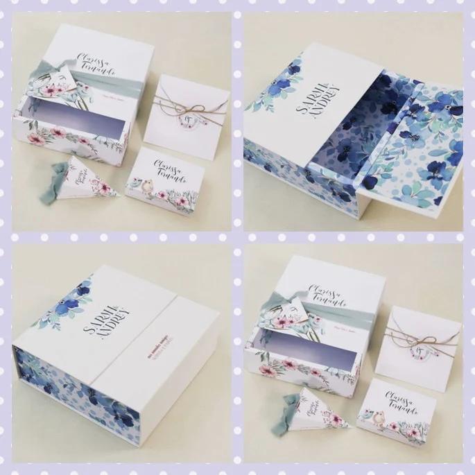 Arquivo de Corte Caixas Casamento floral