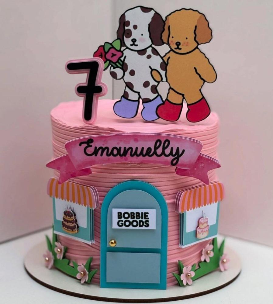 Arquivo de Corte Topo de Bolo Bobbie Goods