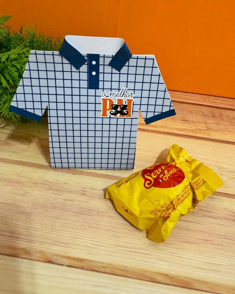 Arquivos de corte caixa camisa dia dos pais