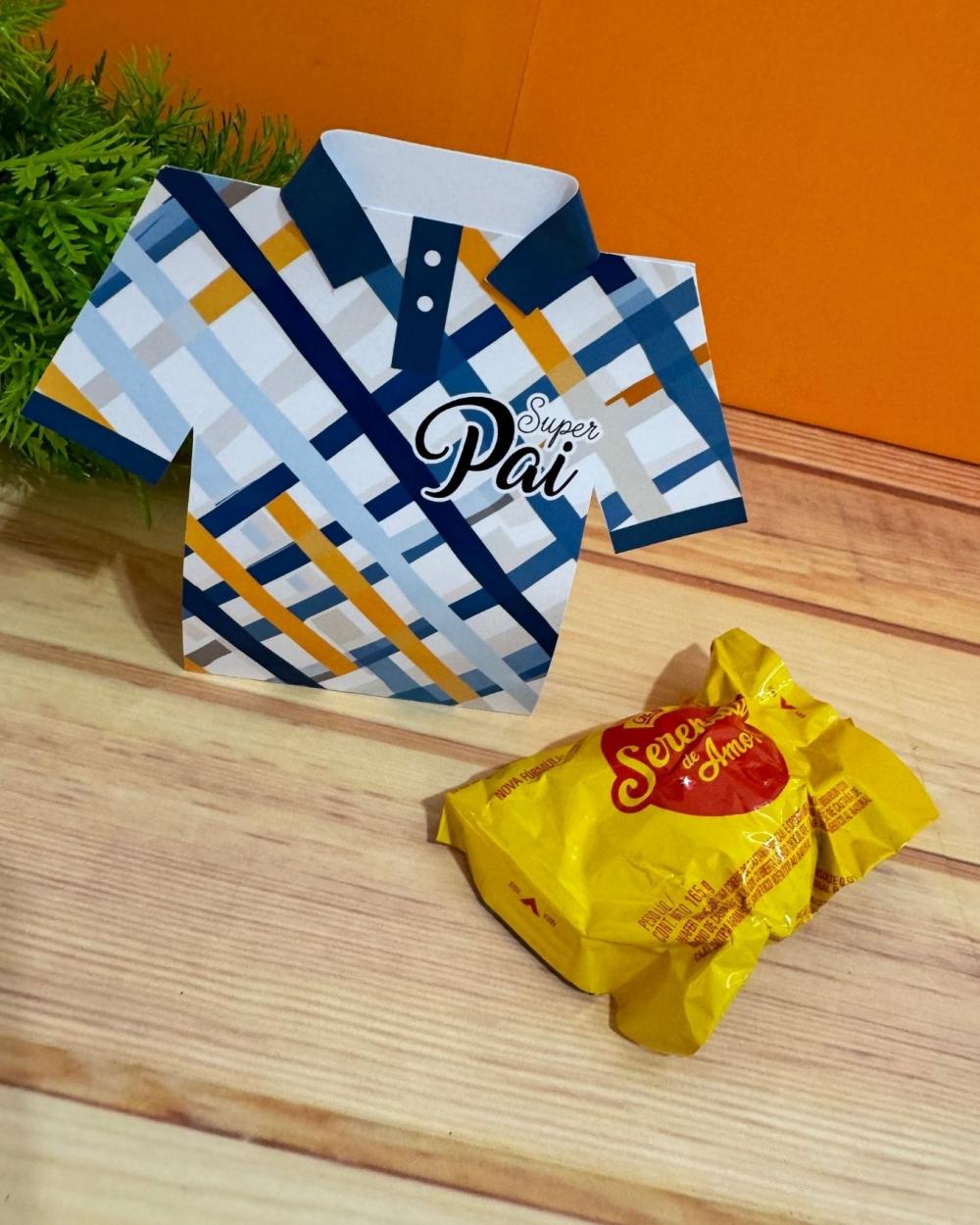 Arquivos de corte caixa camisa dia dos pais