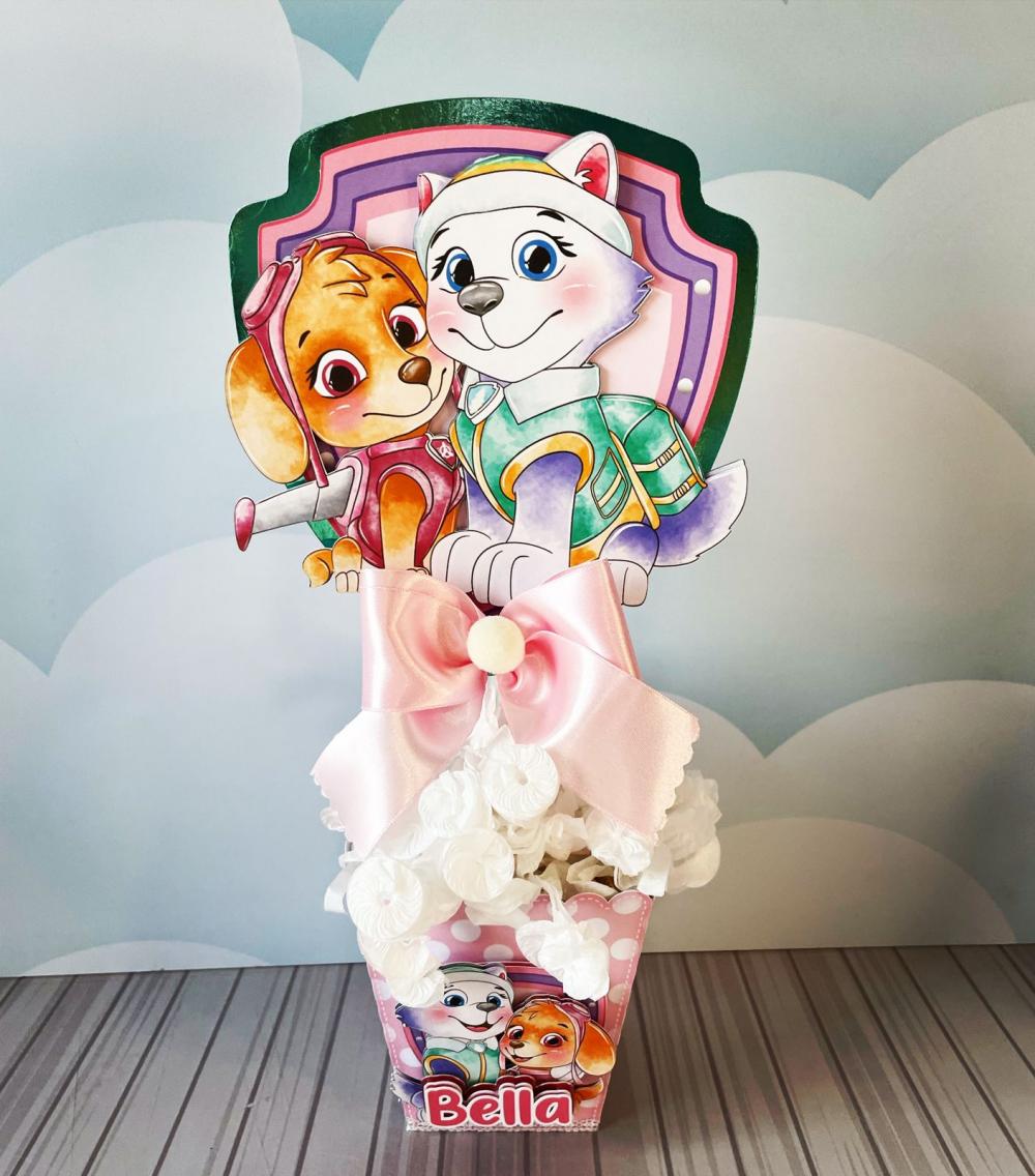 Arquivo de Corte centro de mesa Patrulha Canina menina