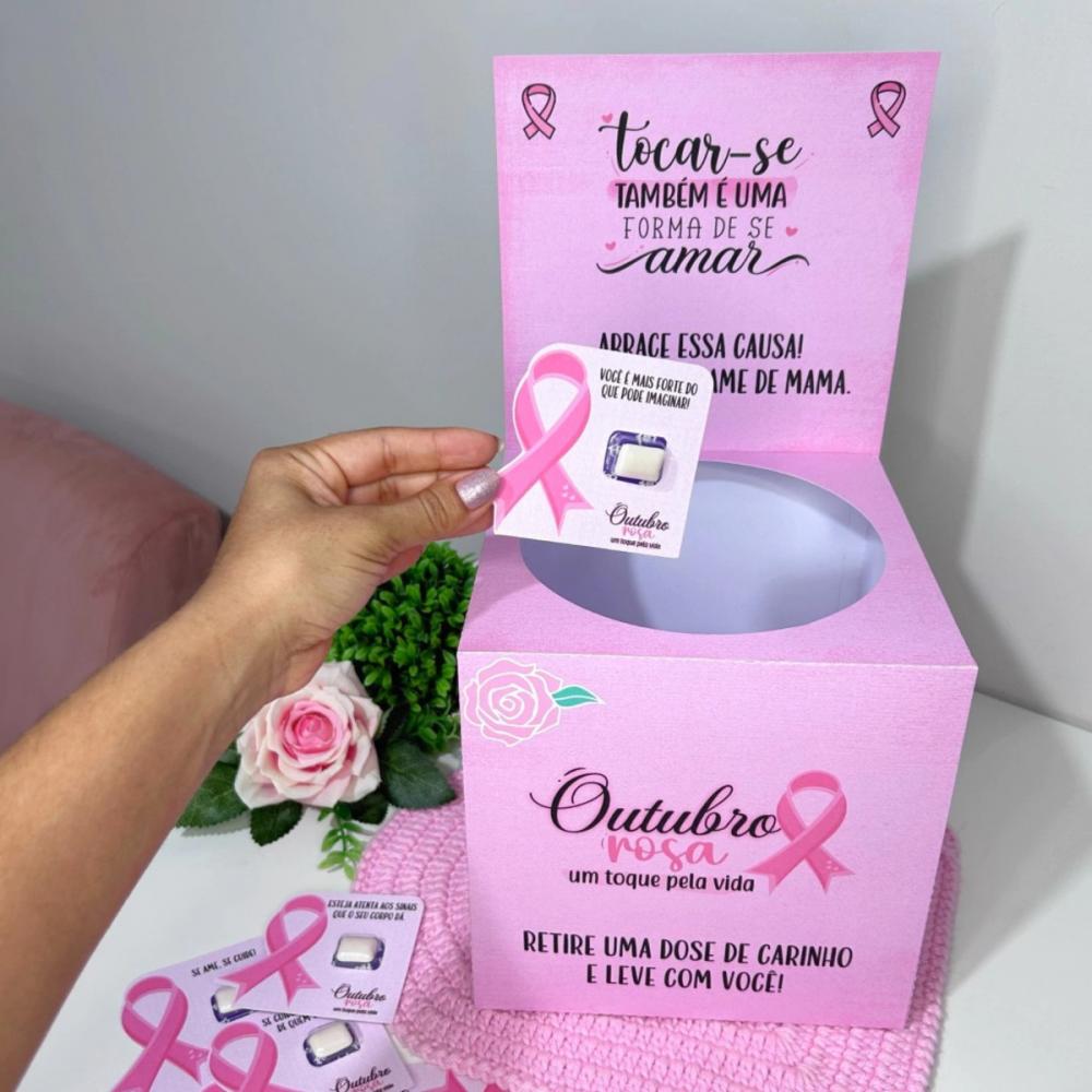 Caixa Mensagem Outubro Rosa digital