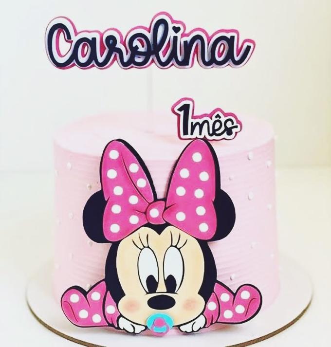 Arquivo de Corte Topo de Bolo minnie baby