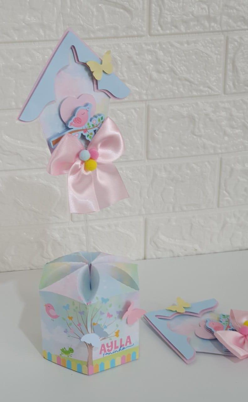 Arquivo de corte  centro de mesa jardim encantado