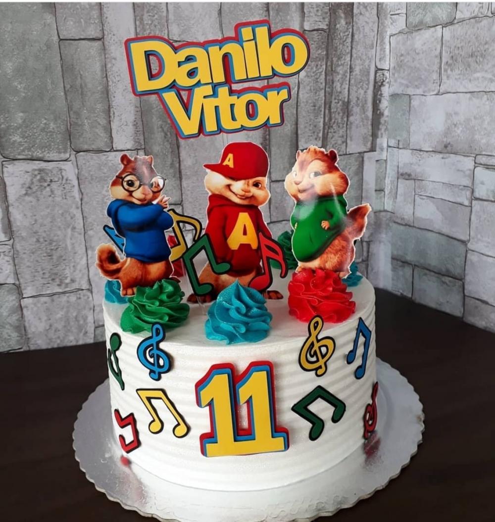 Arquivos de corte topo de bolo  Alvin e os Esquilos