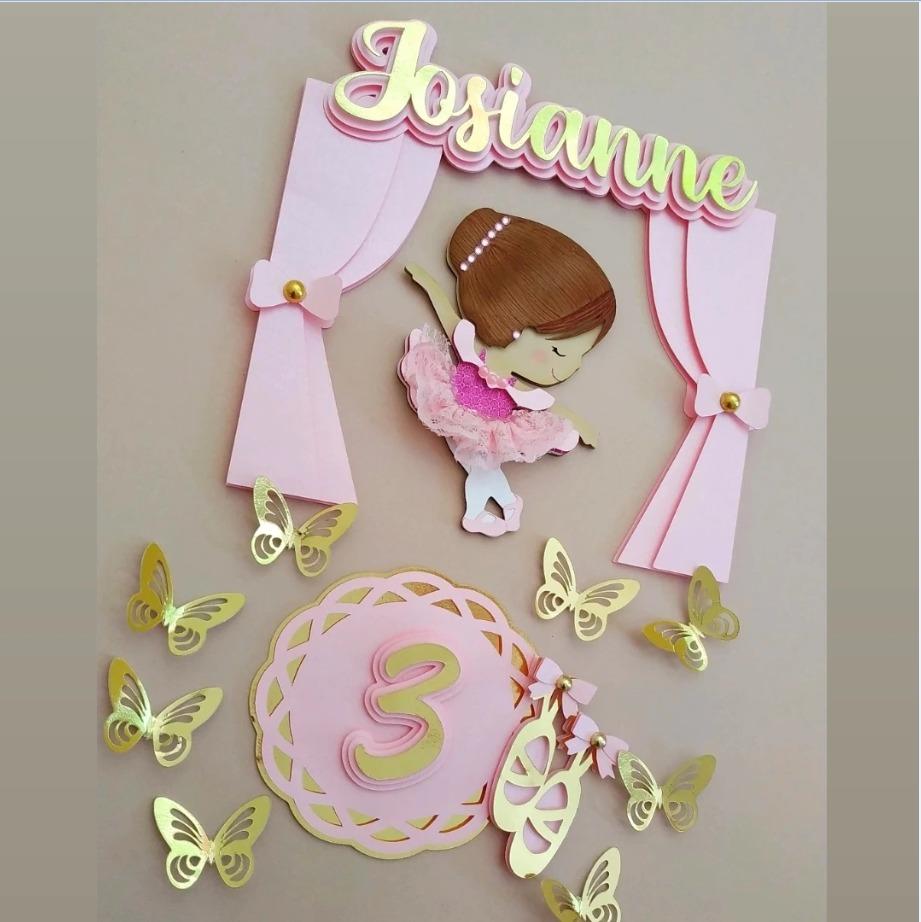 Arquivo de Corte Topo de bolo bailarina  cortina camadas