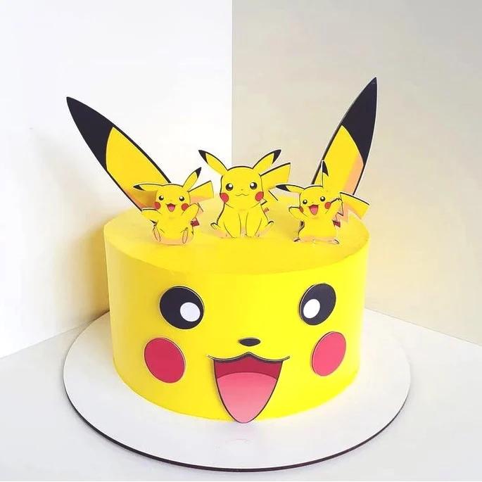 Arquivo topo de bolo pikachu