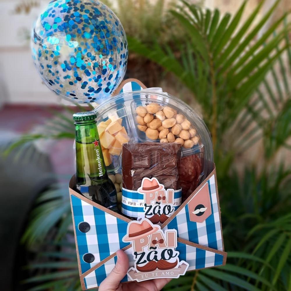 Arquivo digital caixa envelope dia dos pais